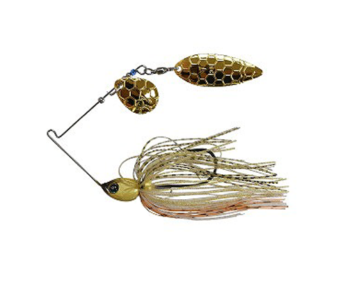 Dα-スピナーベイト 3/8oz タンデムウィロー キンクロ